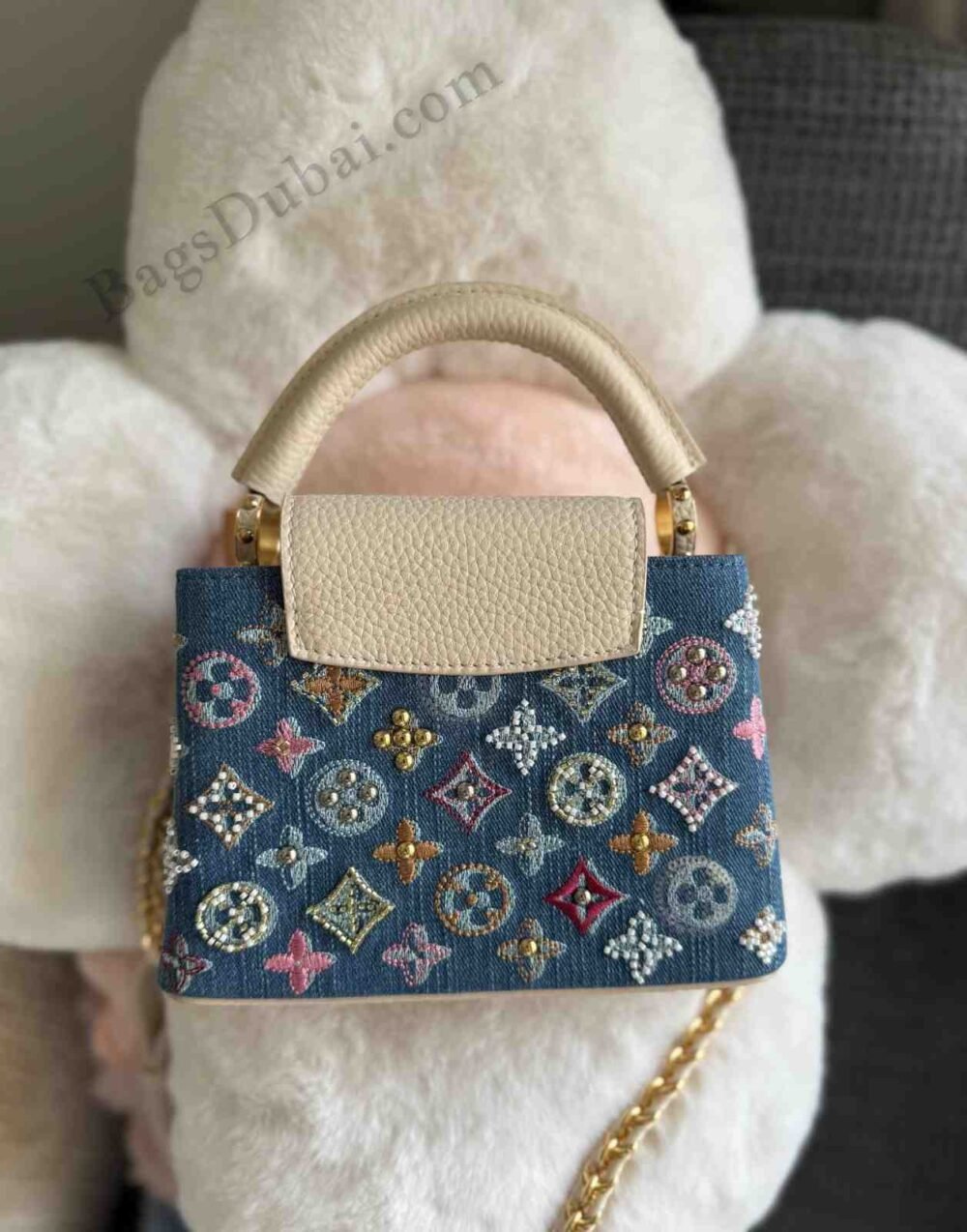 Louis Vuitton Capucines Bag Blue