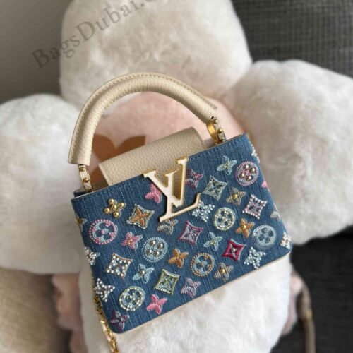 Louis Vuitton Capucines Bag Blue