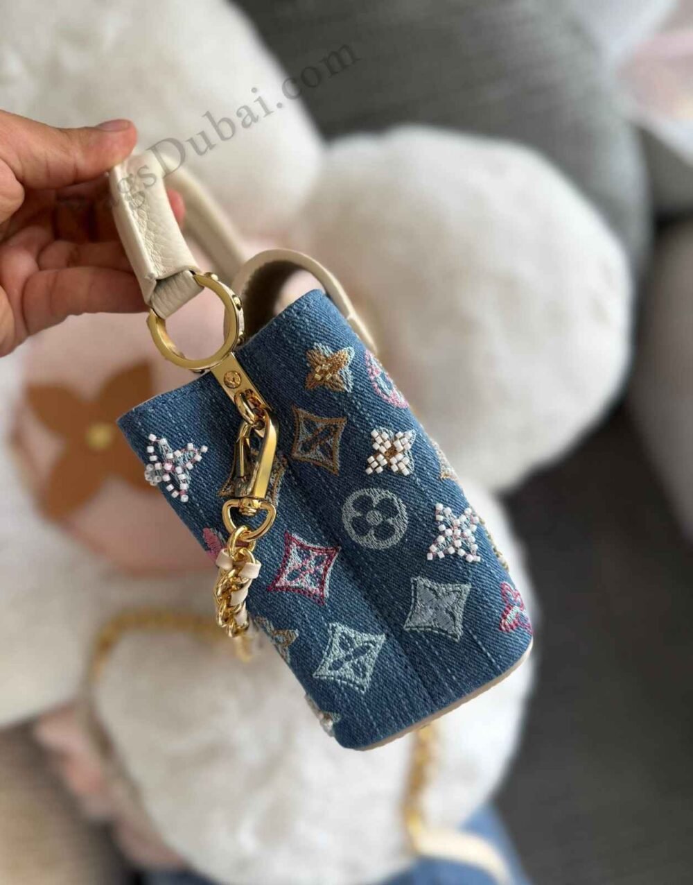 Louis Vuitton Capucines Bag Blue