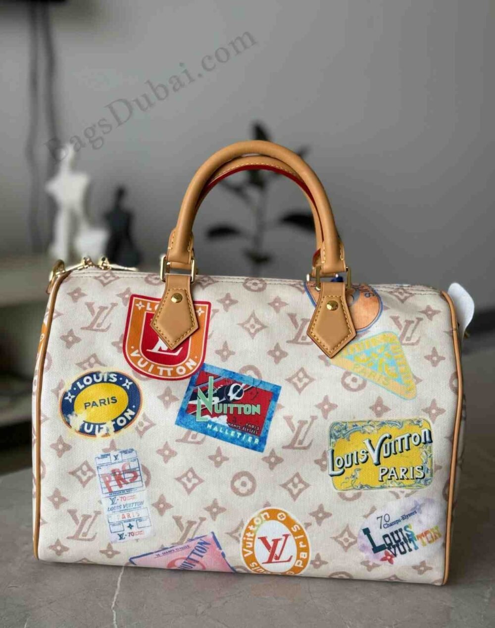 Louis Vuitton Speedy 30 Soft Bag beige