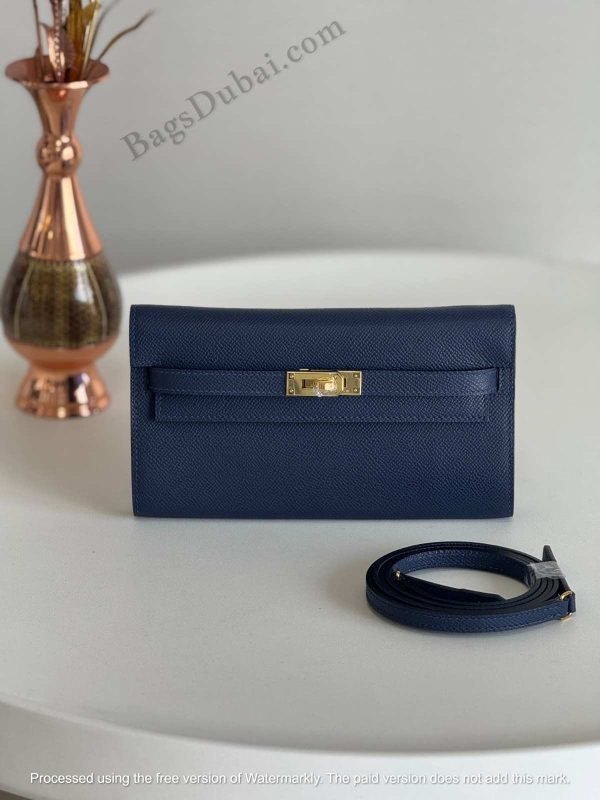 To Go Kelly Wallet Blue