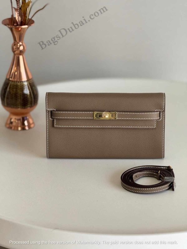 To Go Kelly Wallet Grey