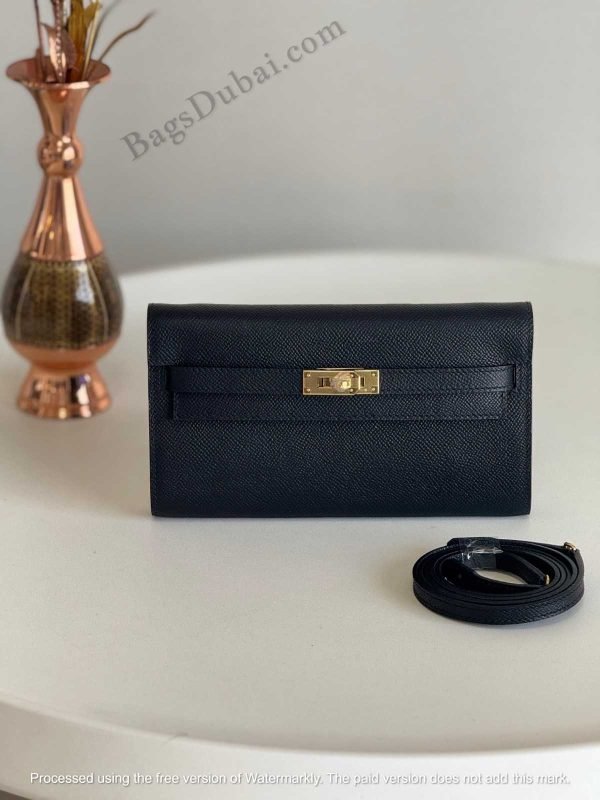 To Go Kelly Wallet Black