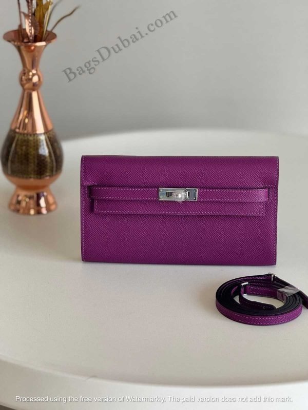 To Go Kelly Wallet Purple