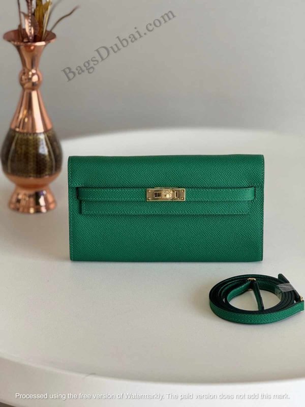 To Go Kelly Wallet Green