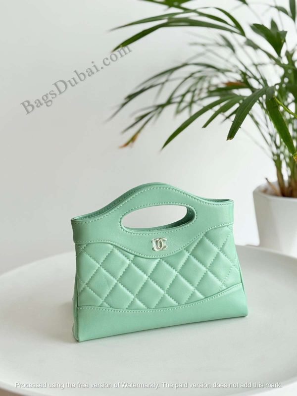 Chanel Shopping Bag Green
