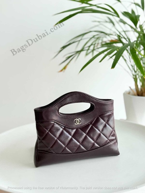 Chanel Shopping Bag Dark Brown