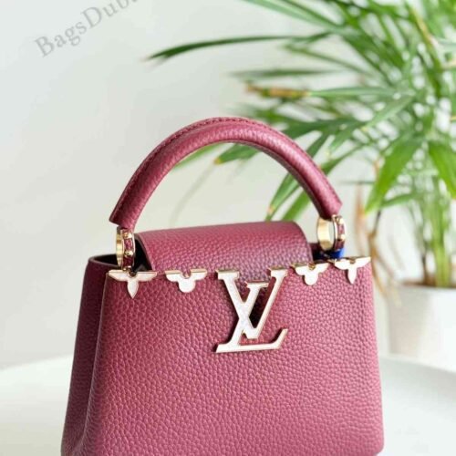 LV Capucines Bags Red