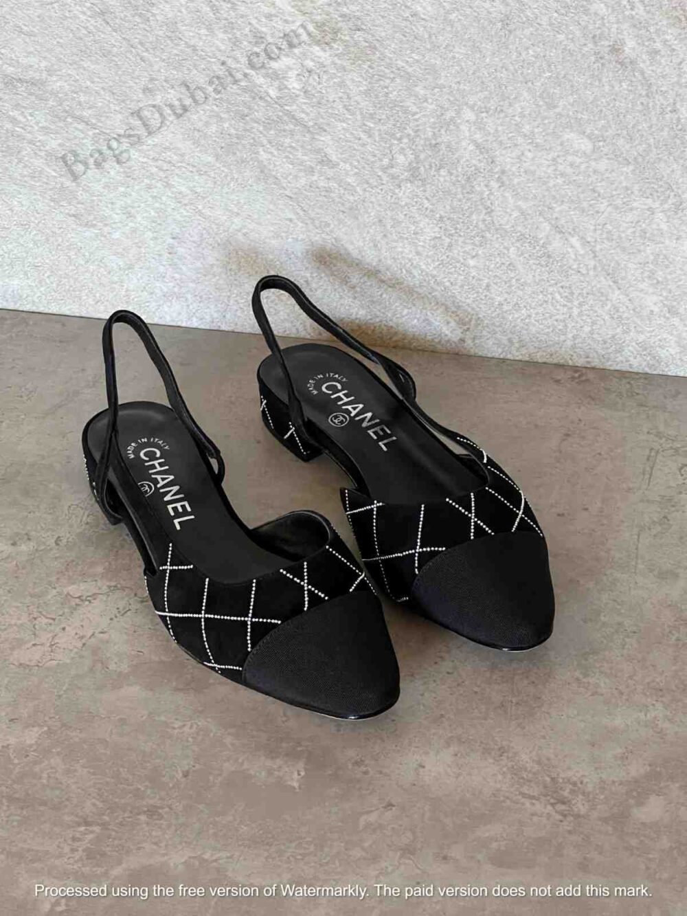 Slingback Pumps Black