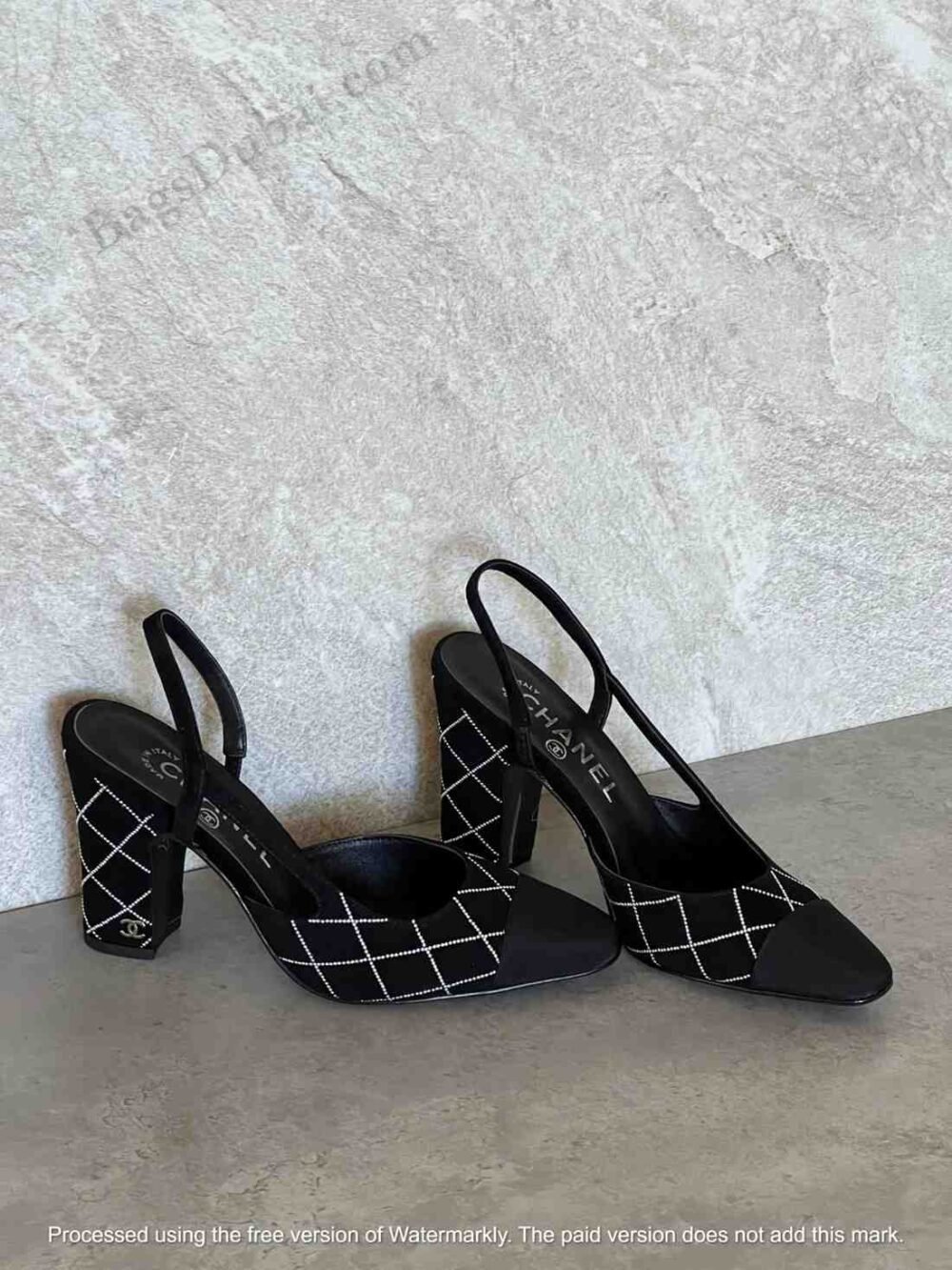 Slingback Pumps Black