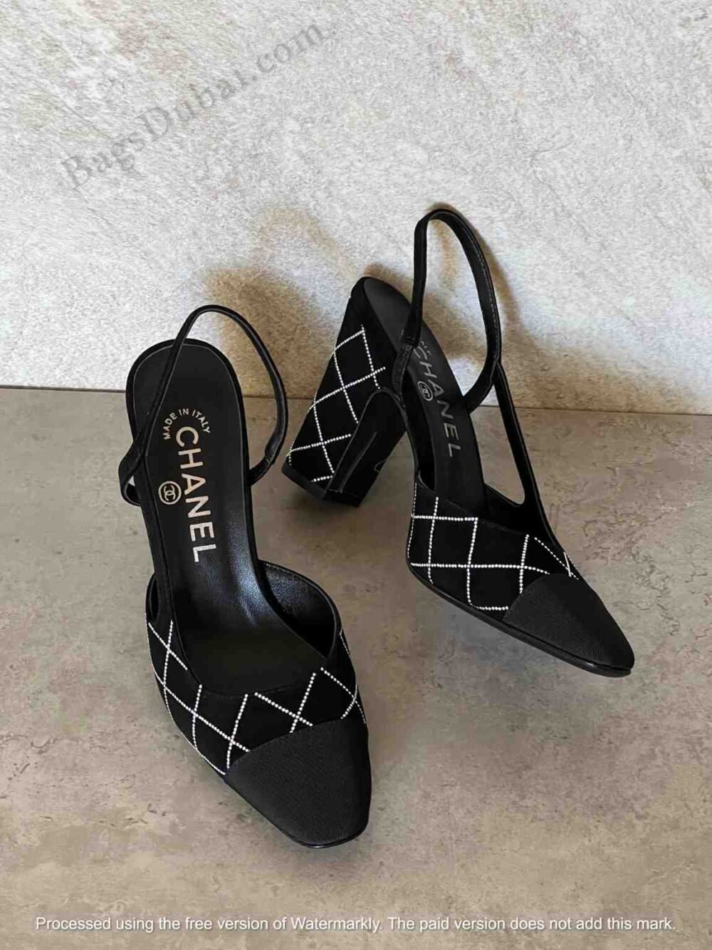 Slingback Pumps Black