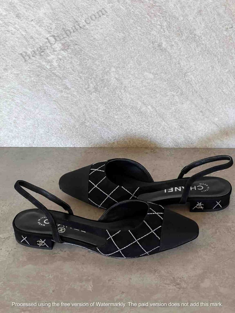 Slingback Pumps Black