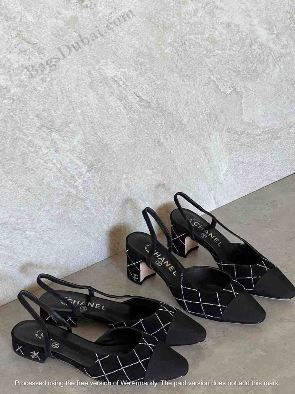 Slingback Pumps Black