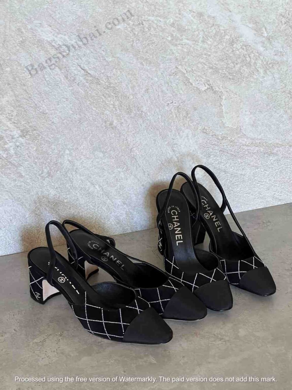 Slingback Pumps Black
