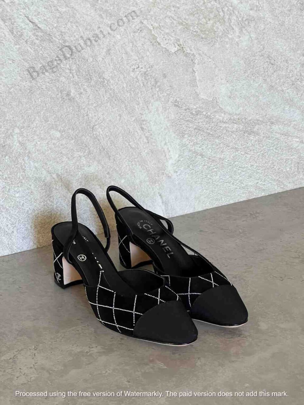 Slingback Pumps Black