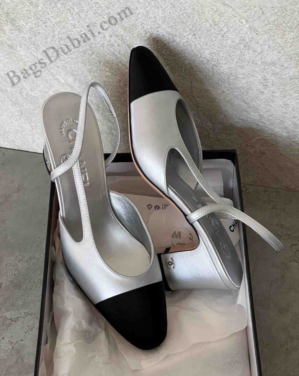Chanel Pumps Silver