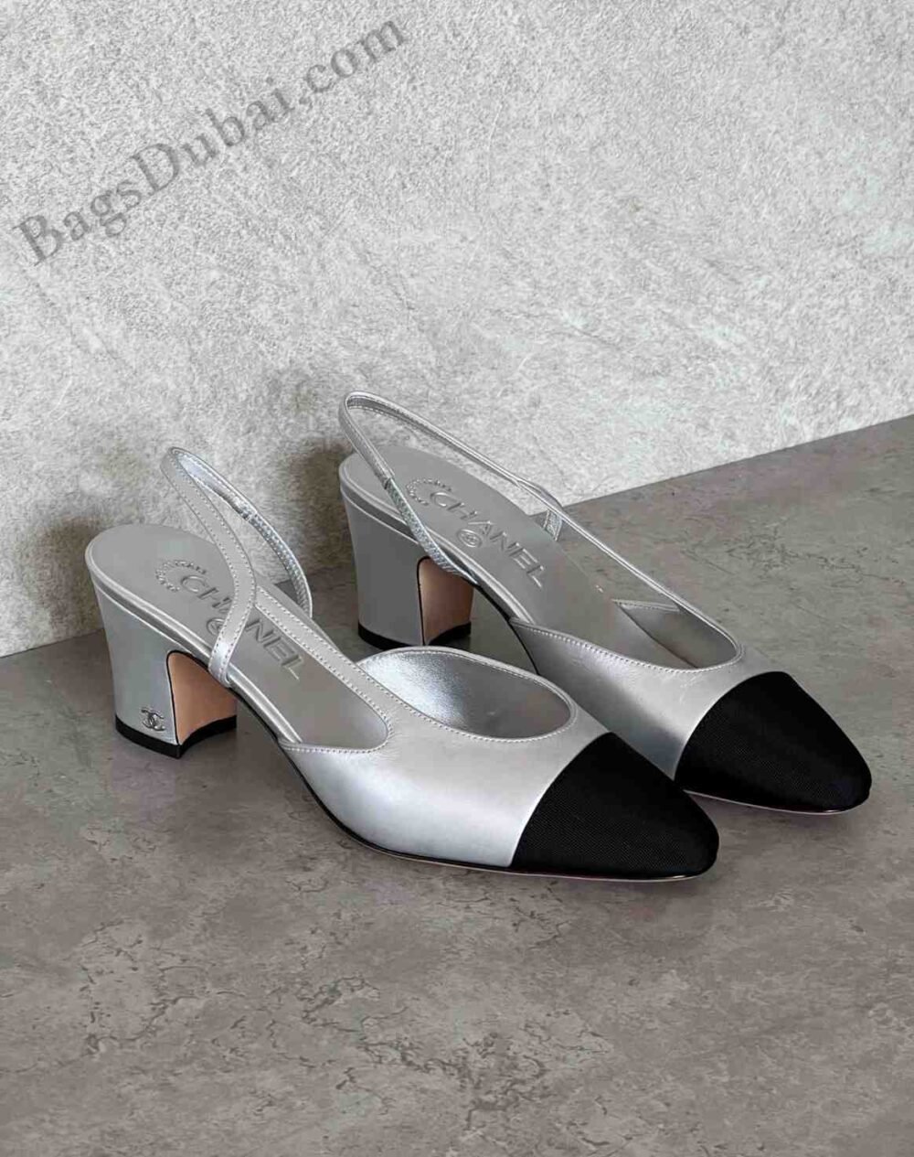 Chanel Pumps Silver