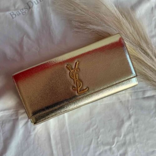 Saint Laurent Kate Clutch Golden