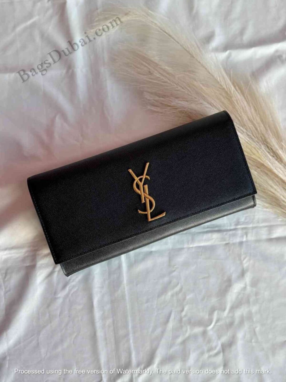 Saint Laurent Kate Clutch Black