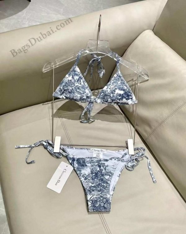 Christian Dior Bikini Set Blue