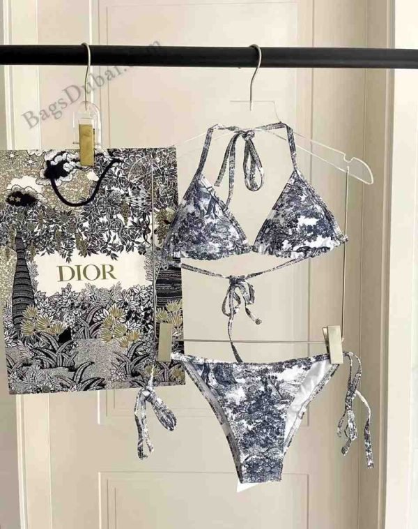 Christian Dior Bikini Set Blue
