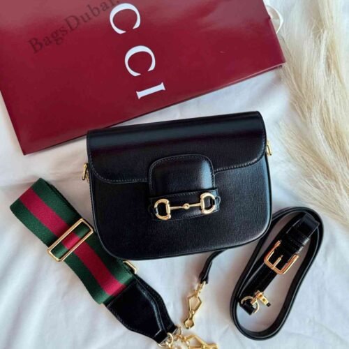 Gucci 1955 Horsebit Shoulder Bag​ Black