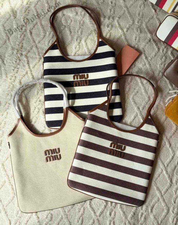 Miu Miu Tote Bag IVY Leather Brown