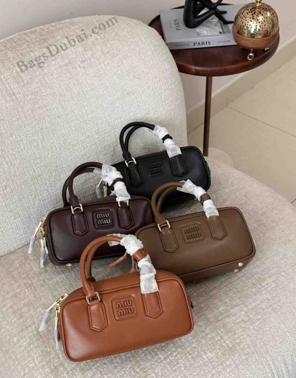 Miu Miu Tote Bag Arcadie Logo-plaque