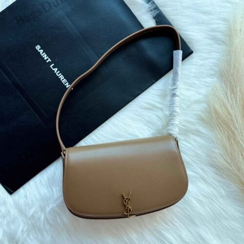 YSL Bags Mini Voltaire Brown