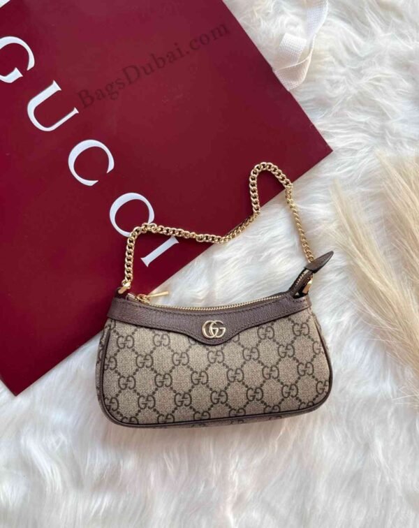Gucci Ophidia GG Supreme Small Shoulder Bag​ Beige