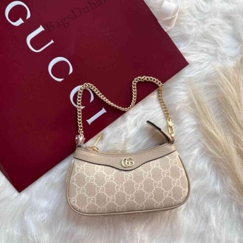 Gucci Ophidia GG Supreme Small Shoulder Bag​ Brown