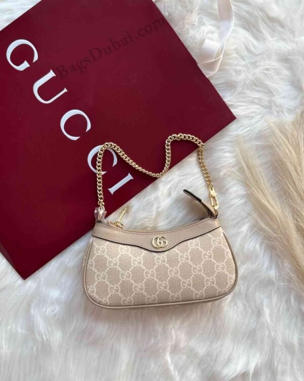 Gucci Ophidia GG Supreme Small Shoulder Bag​ Brown
