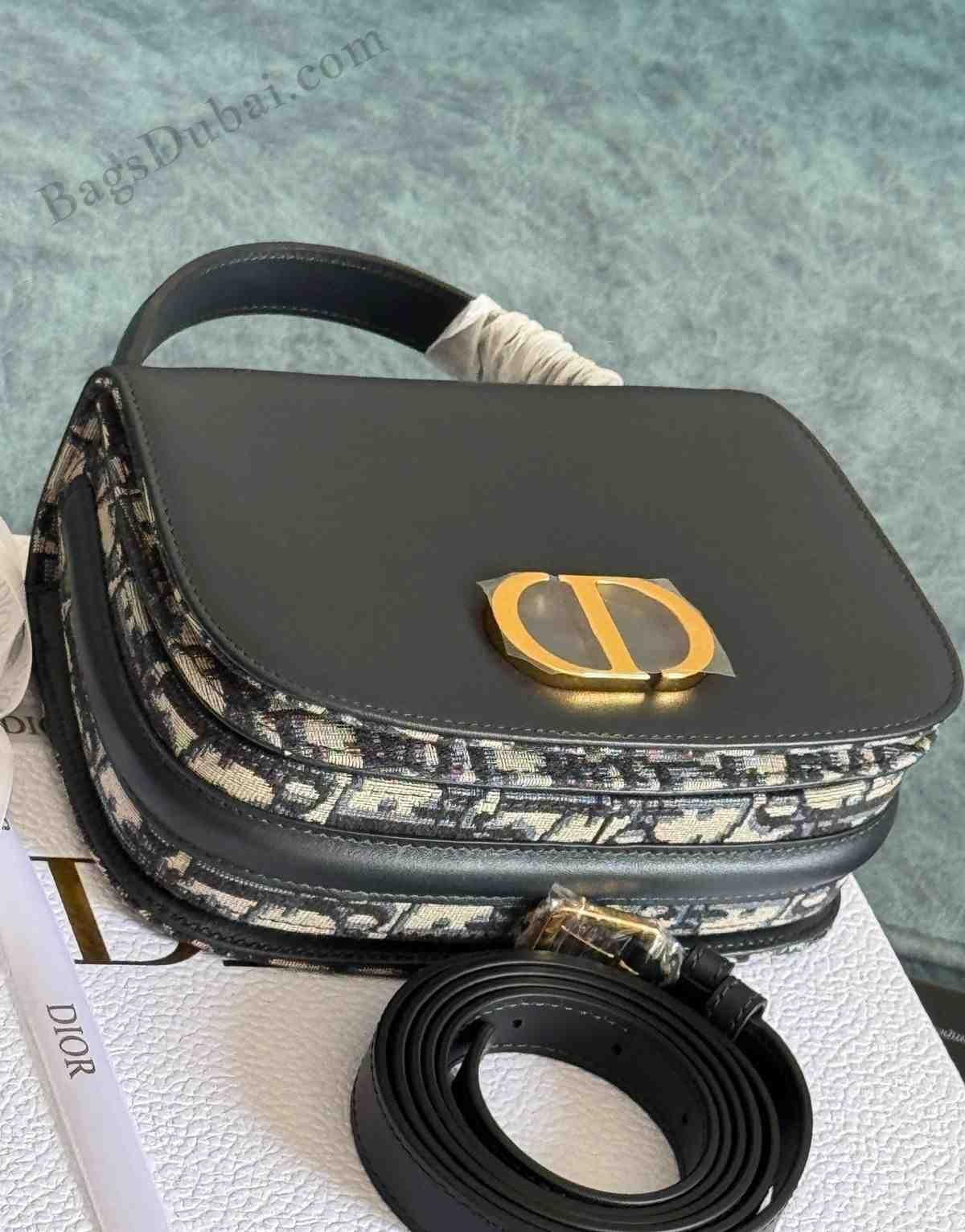 Dior Montaigne 30 Mini Avenue Bag Black