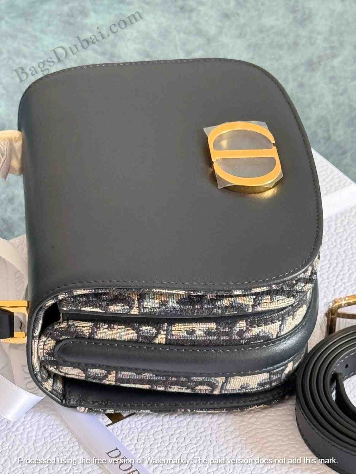 Dior Montaigne 30 Mini Avenue Bag Black