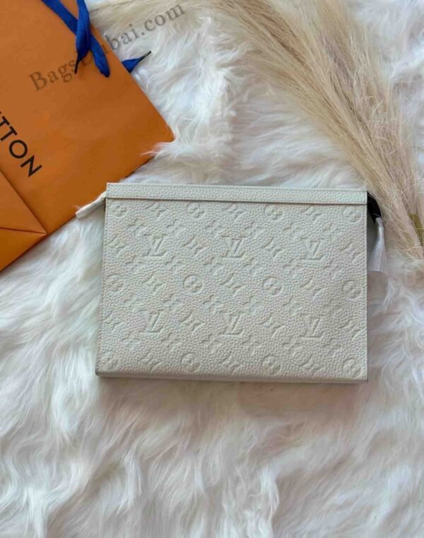 LV Monogram Wallet Gaston Wearable White