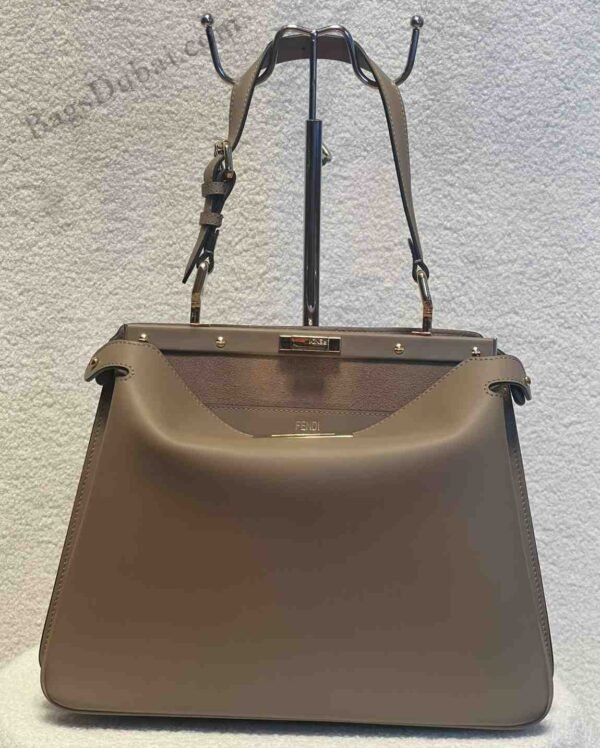 FENDI Peekaboo Bag Black Beige