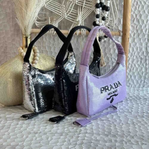 Prada Shoulder Bag Re-Edition 2000 Sequin