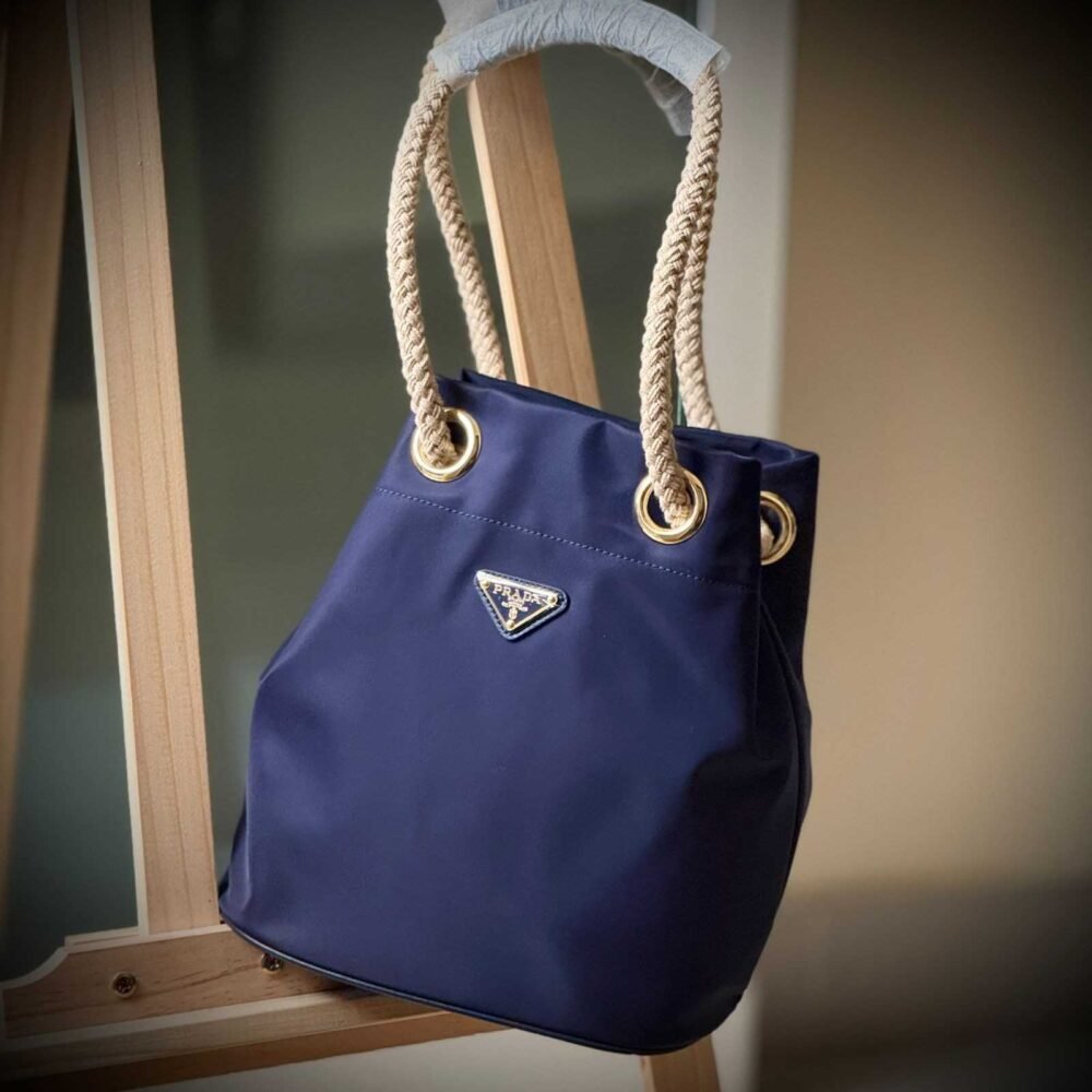 Prada Bucket Bag Mariner Re-Nylon Blue