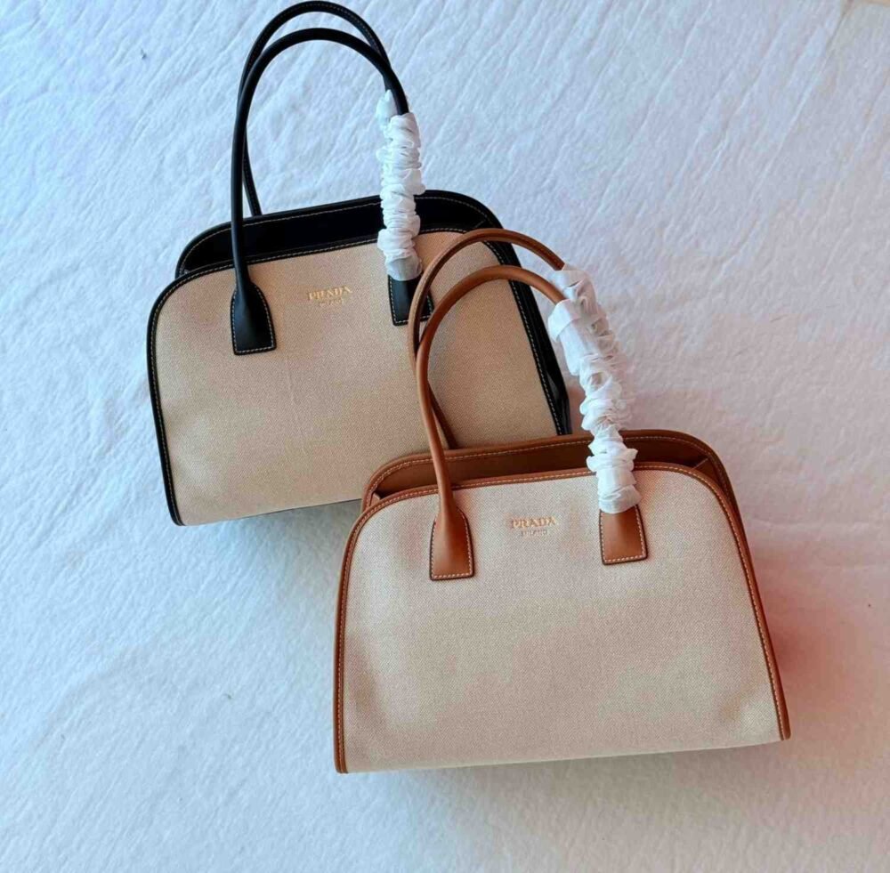 Prada Tote Bag Medium Linen Blend