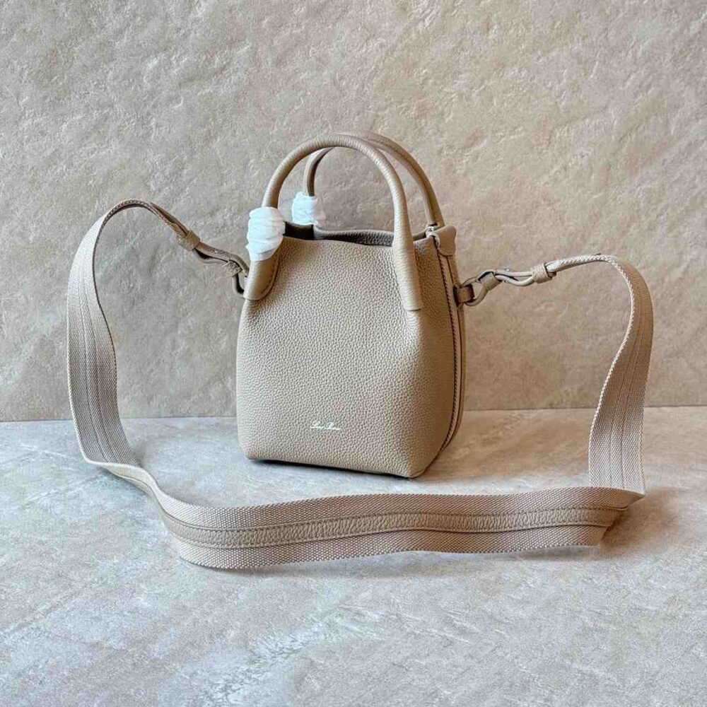 Loro Piana Shoulder Bag Micro Bale Brown