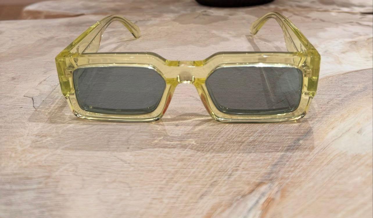 LOUIS VUITTON LV Clash Low Square Sunglasses In Dubai 2 LV Sunglasses Clash Low Square Lemon