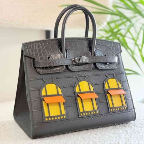 Hermes Birkin 20 Faubourg House Black