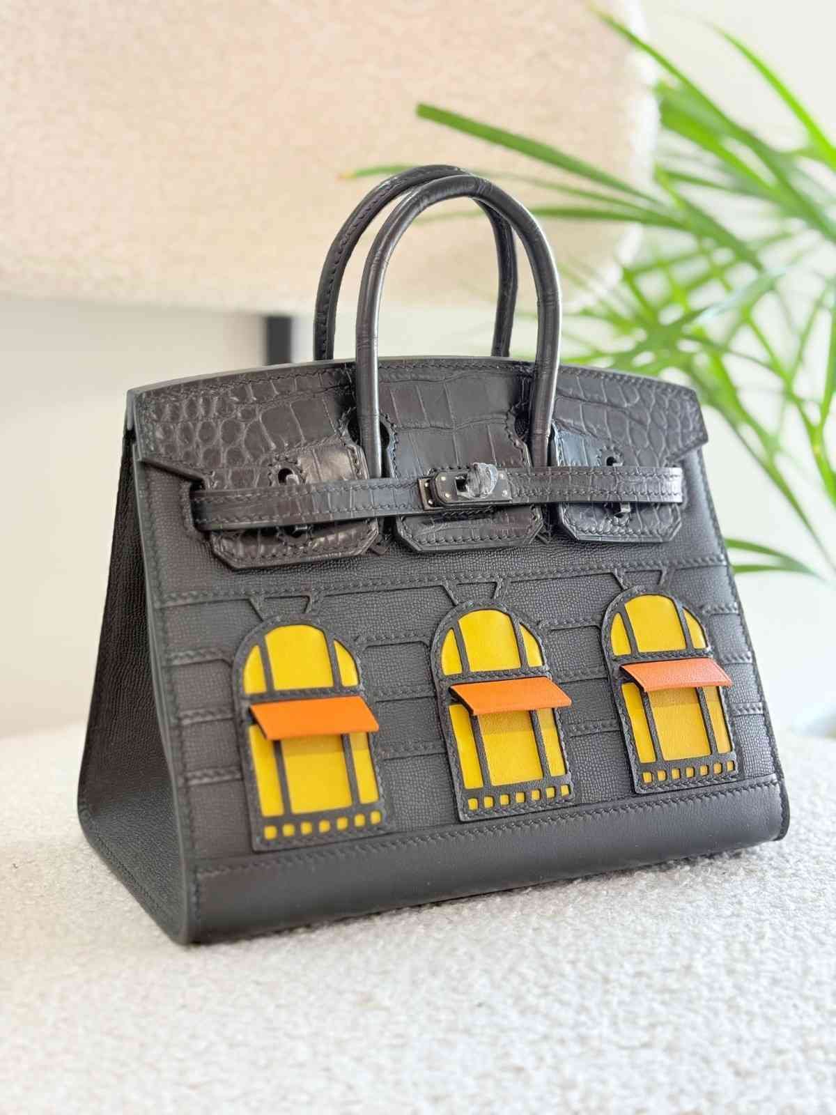 Hermes Birkin 20 Faubourg House Black