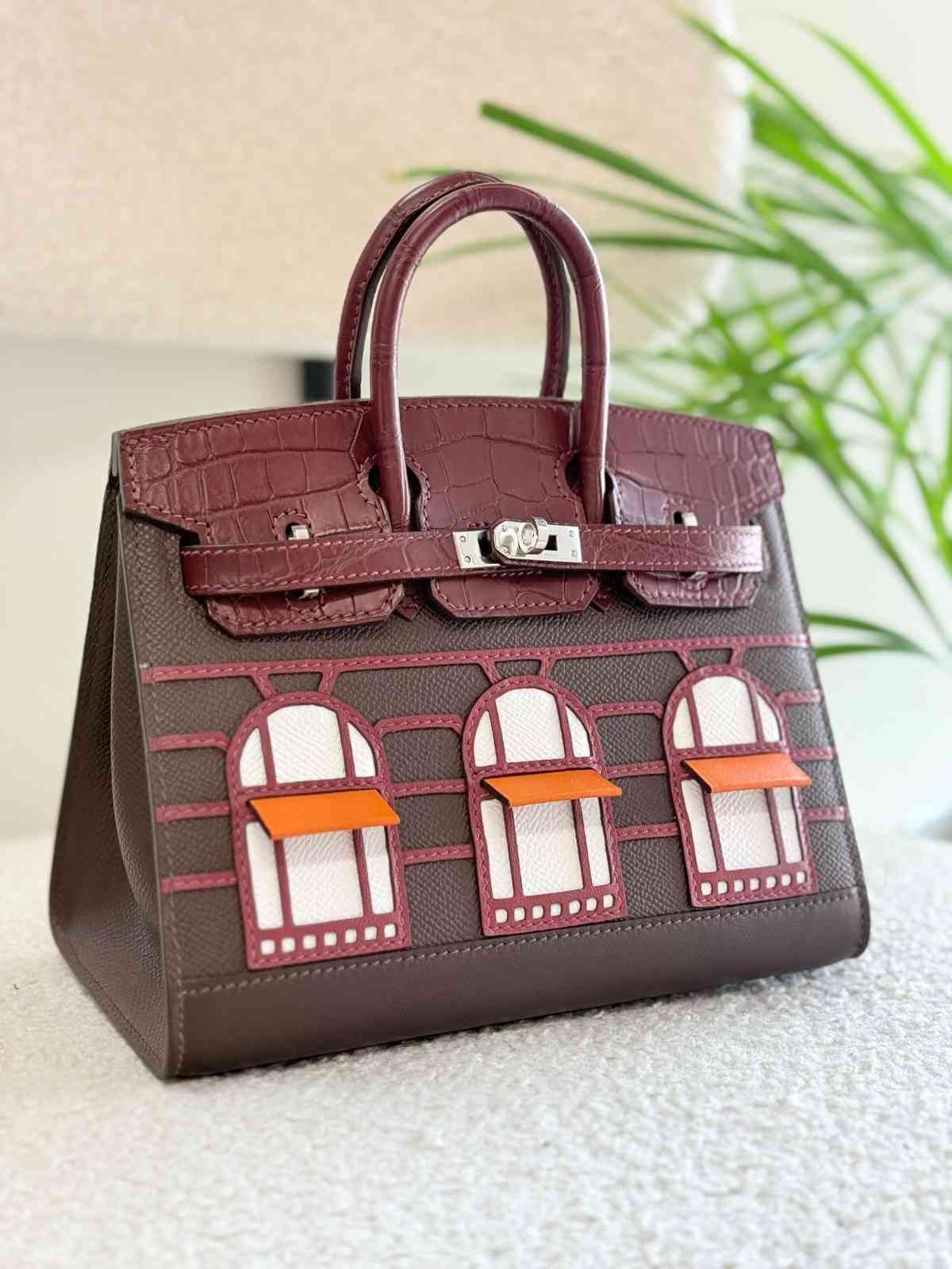 Hermes Birkin 20 Faubourg House Red