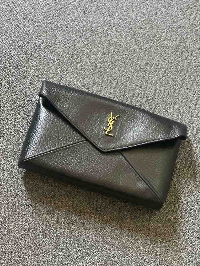 YSL Pouch Cassandre Envelope Black