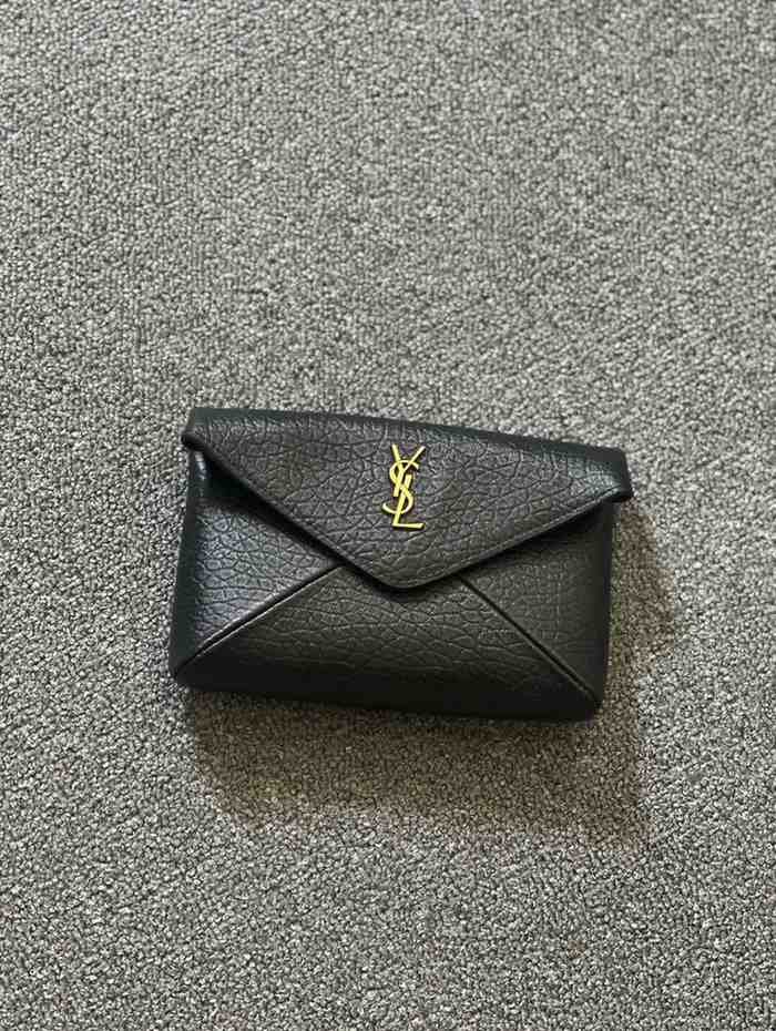 YSL Pouch Cassandre Envelope Black