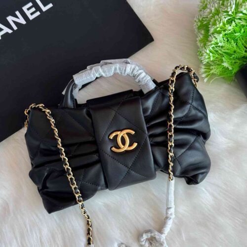 Chanel Bow Mini Bag Black