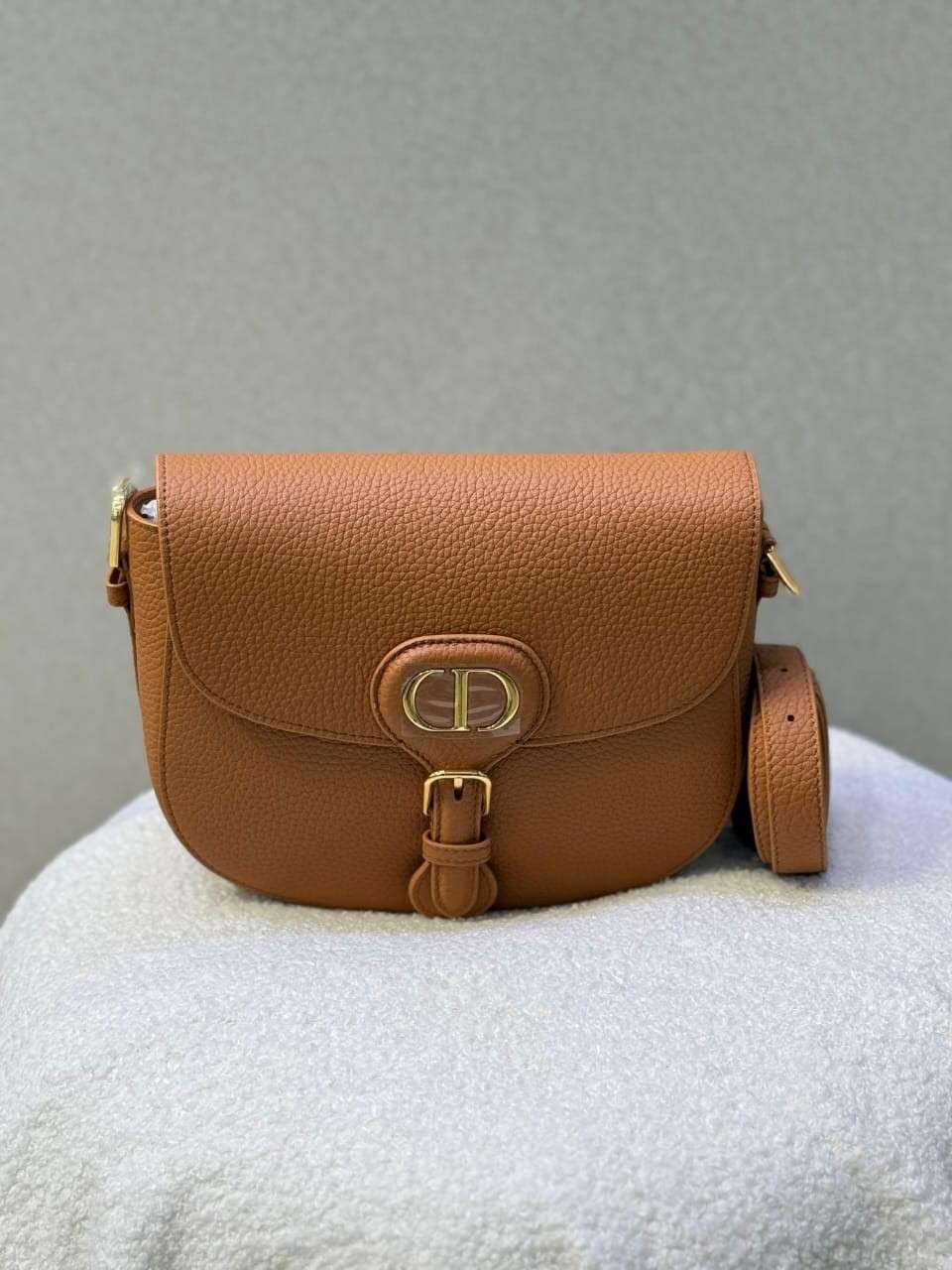 Dior Bobby Bag Medium Leather Brown