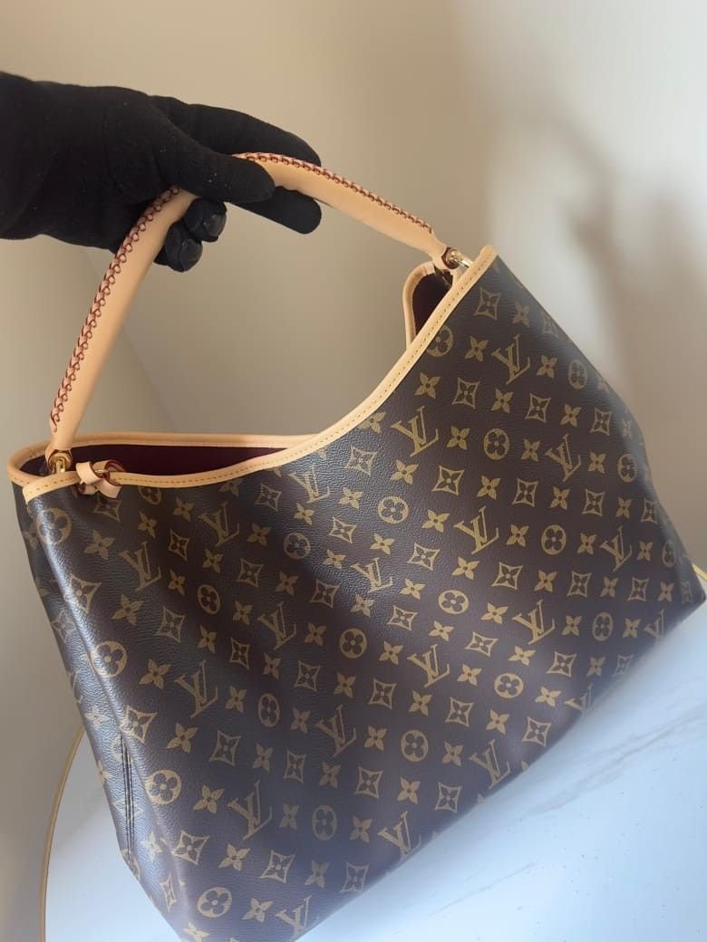 LV Shoulder Bag Again Monogram Canvas Brown