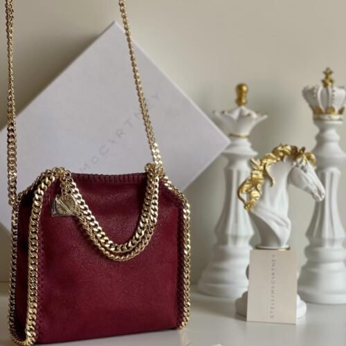 Stella McCartney Falabella Mini Tote Bag Red